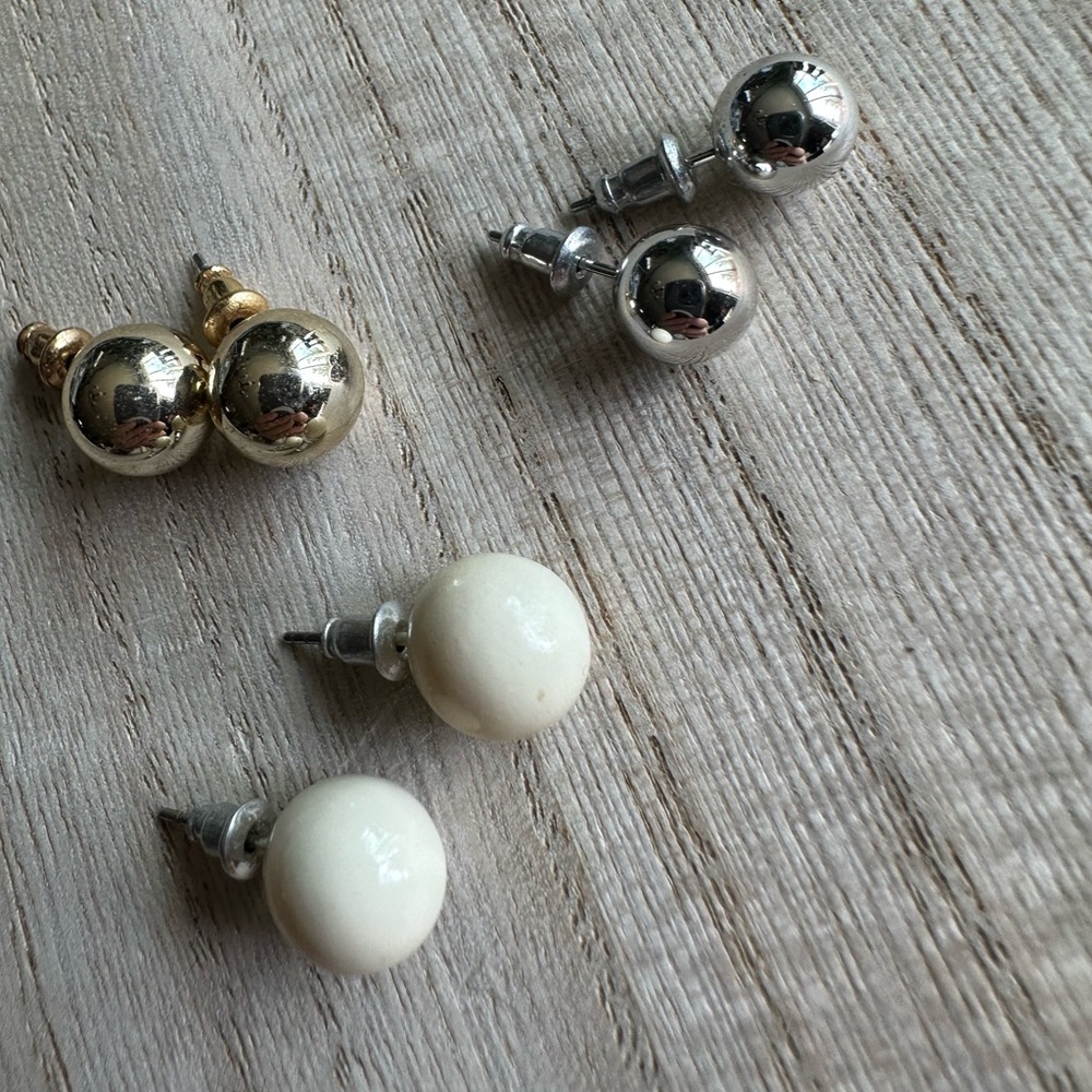 Vintage Earring Stud Set